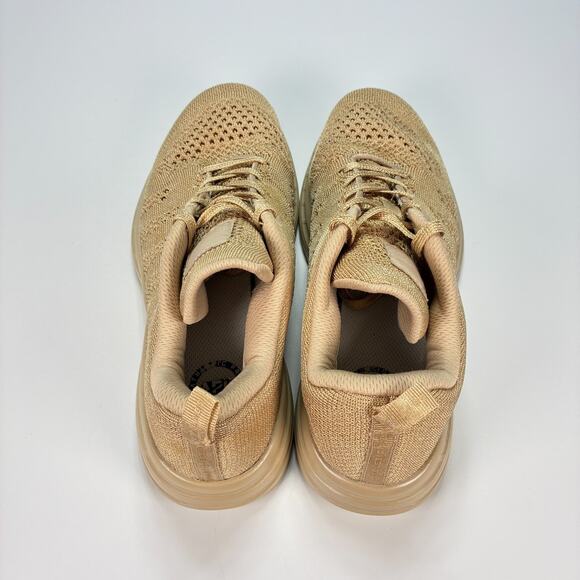 APL TechLoom Pro Beige Knit Running Shoes Lace Up Comfort Sneakers Womens Size 8 - Picture 6 of 10